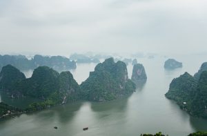 Halong Bay view from Bai Tho mountain