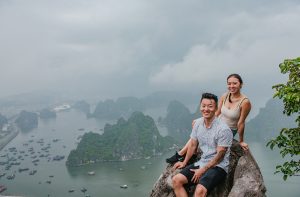 Portrait of Shiwei and Tiffany